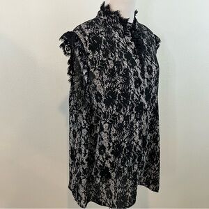 Who What Where | Lace Print Top